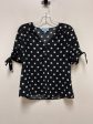 Black & White Blouse Short Sleeve Cece, Size Xs Supply