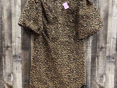 Animal Print Dress Designer Kate Spade, Size Xs For Sale