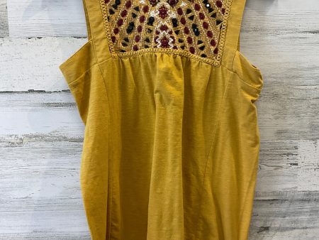 Yellow Top Sleeveless Style And Company, Size Petite  M Hot on Sale