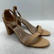 Nude Shoes Heels Block Clothes Mentor, Size 11 Online Hot Sale