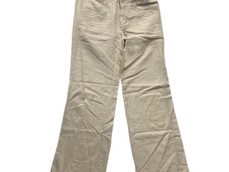 Beige Pants Linen Pilcro, Size 6 Hot on Sale