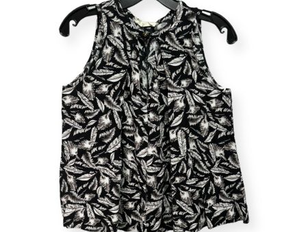 Black & White Top Sleeveless Ocean Drive, Size S on Sale