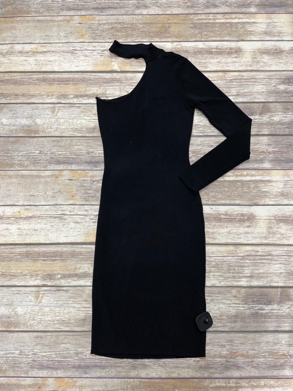 Black Dress Party Midi Cme, Size M on Sale