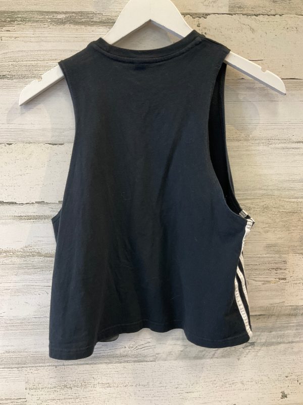 Black Athletic Top Short Sleeve Adidas, Size S Cheap