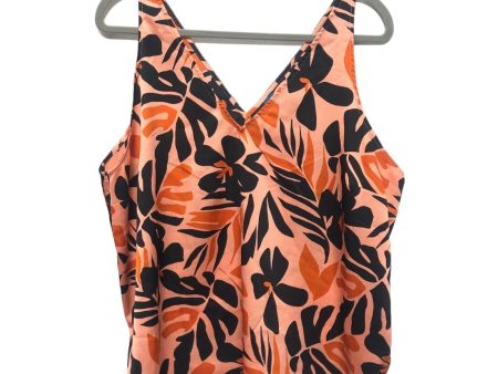 Black & Orange Top Sleeveless Old Navy, Size Xl Hot on Sale