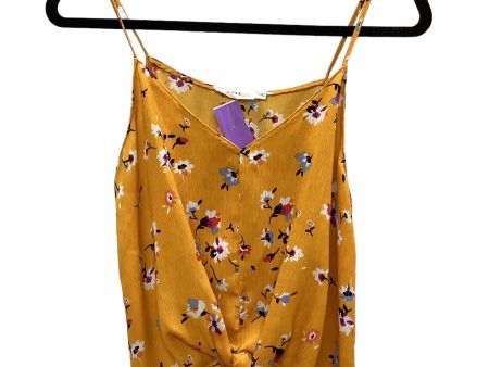 Yellow Top Sleeveless Lush, Size M For Cheap