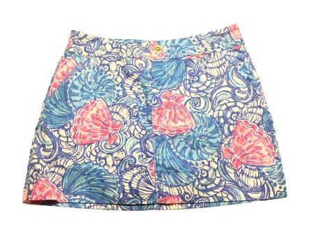 Blue & White Skort Lilly Pulitzer, Size 2 Hot on Sale