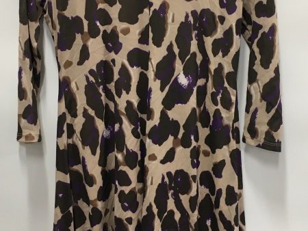 Animal Print Dress Casual Short Tahari By Arthur Levine, Size M Discount