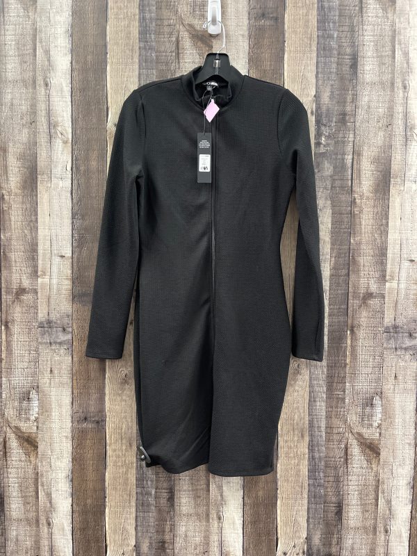 Black Dress Casual Midi Fashion Nova, Size L Supply