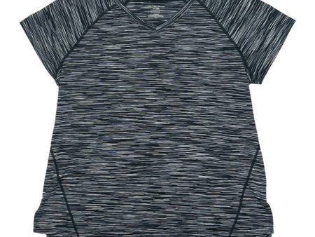 BLACK & GREY TEK GEAR ATHLETIC TOP SS, Size XL Online Hot Sale