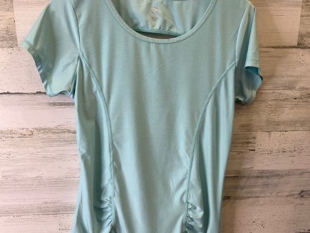 Aqua Athletic Top Short Sleeve Gaiam, Size M Supply