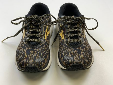 Black & Gold Shoes Athletic Brooks, Size 7 Discount