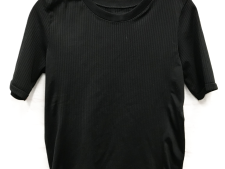 Black Athletic Top Short Sleeve By Athleta, Size: M For Sale