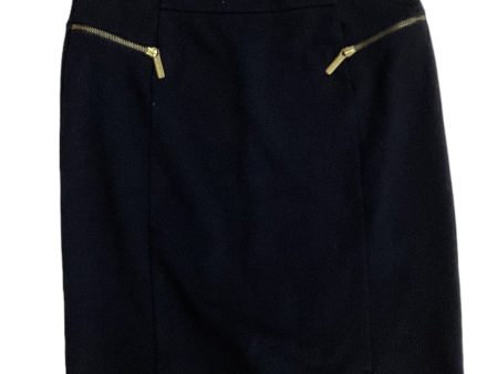 Black & Gold Skirt Designer Michael Kors, Size 10 For Sale