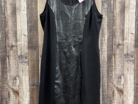 Black Dress Casual Midi Cme, Size L For Sale