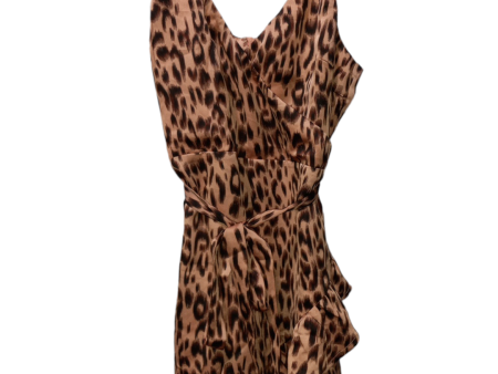 Animal Print Dress Party Short Clothes Mentor, Size M Online now