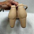 Nude Shoes Heels Block Clothes Mentor, Size 11 Online Hot Sale