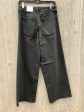 Black Denim Jeans Wide Leg Universal Thread, Size 6 Online Hot Sale