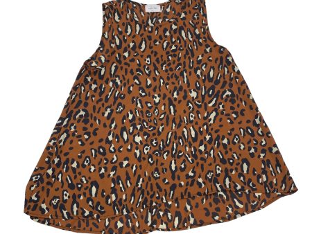 ANIMAL PRINT ADRIENNE VITTADINI BLOUSE SLEEVELESS, Size M Online