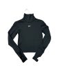 Black Athletic Top Long Sleeve Collar Reebok, Size S For Sale