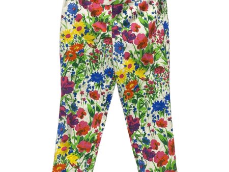 Floral Print Pants Cropped Talbots, Size 16 Online Sale