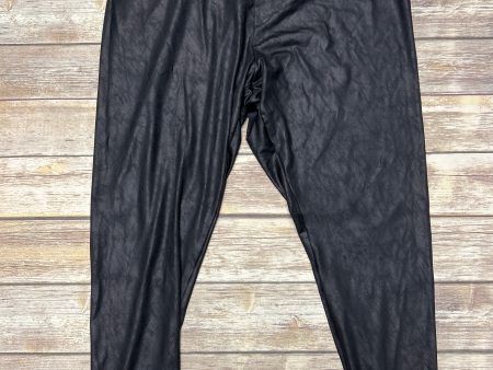 Black Pants Leggings Ava & Viv, Size 3x Online