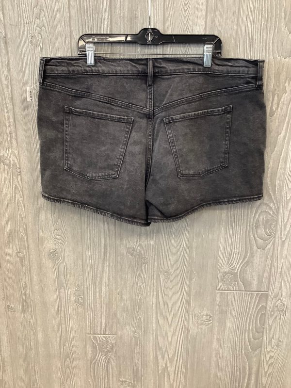 Black Denim Shorts Old Navy, Size 22 Fashion