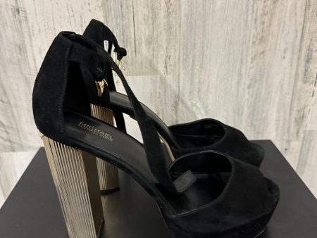 Black Shoes Heels Block Michael Kors, Size 10 on Sale