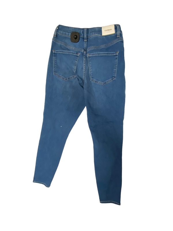 Blue Denim Jeans Skinny Express, Size 2 Online now