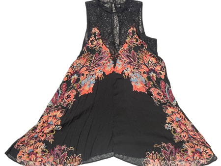 Black & Pink Tunic Sleeveless By Free People, Size: S Online now