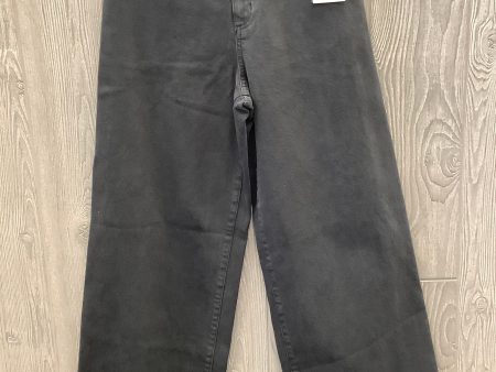 Black Denim Jeans Wide Leg Universal Thread, Size 6 Online Hot Sale