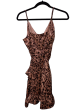 Animal Print Dress Party Short Clothes Mentor, Size M Online now