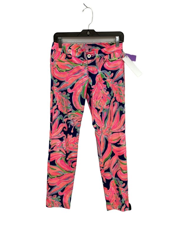 Multi-colored Pants Designer Lilly Pulitzer, Size 0 Hot on Sale