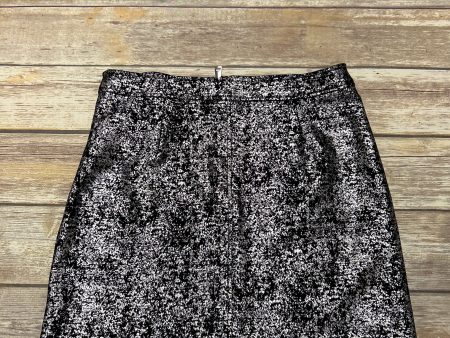 Black & Silver Skirt Mini & Short Cme, Size L For Cheap