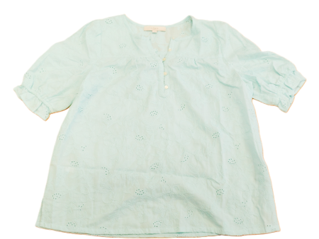 Aqua Top Short Sleeve By Loft, Size: L For Sale