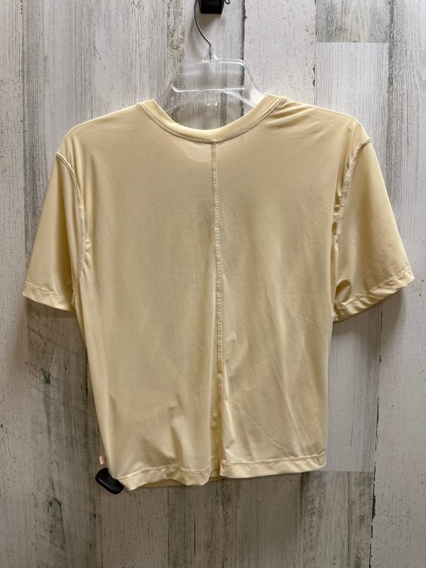 Beige Athletic Top Short Sleeve Lululemon, Size 4 Sale