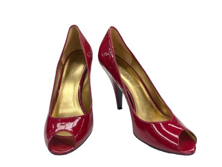 Red Shoes Heels Kitten Marc Fisher, Size 7.5 Online Hot Sale