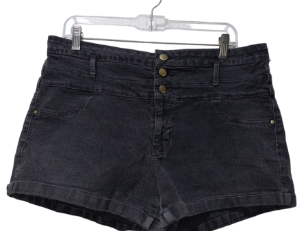 Black Denim Shorts Refuge, Size L Fashion