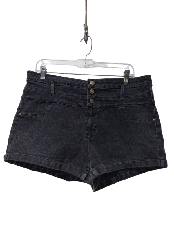 Black Denim Shorts Refuge, Size L Fashion