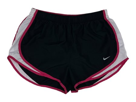 Black & Pink Athletic Shorts Nike Apparel, Size L For Discount