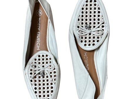 White Shoes Designer Tory Burch, Size 8.5 Sale