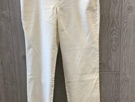 White Denim Jeans Straight Denim And Company, Size 16 For Discount