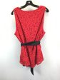 Black & Red Tunic Sleeveless Lane Bryant, Size 20 Online now