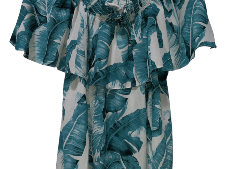 Tropical Print Shorts Set Adrienne Vittadini, Size S on Sale