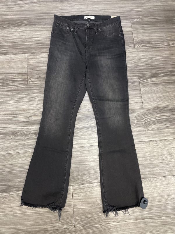 Black Jeans Boot Cut Madewell, Size 8 Online Sale